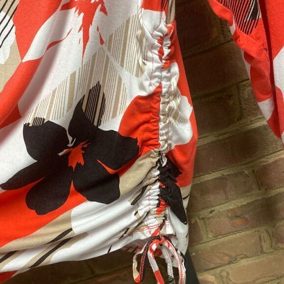 Ruby Rd Multi 3:4 Sleeve Tunic Top Size Large - Picture 3 of 5